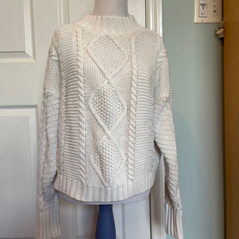LA Hearts cream colored sweater